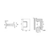 Glass Shower Door Hinge RAS4808