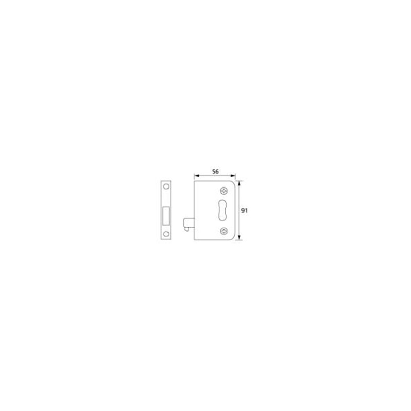 Glass Door Lock LOCK05-3