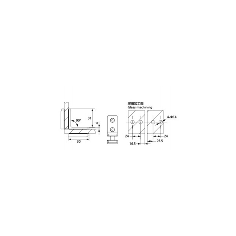 Glass Clamps 4166
