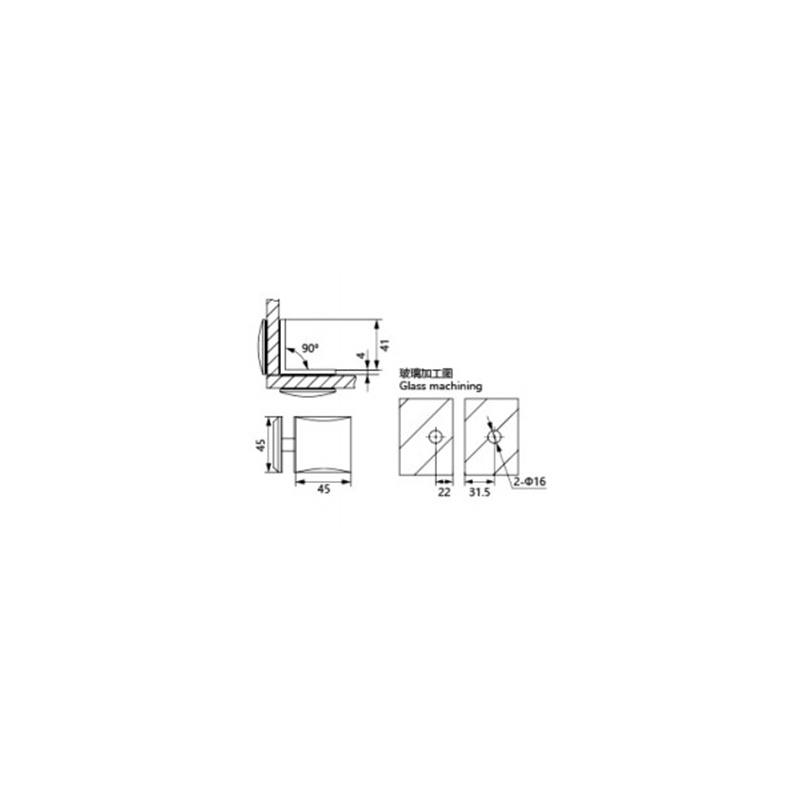 Glass Clamps 4156