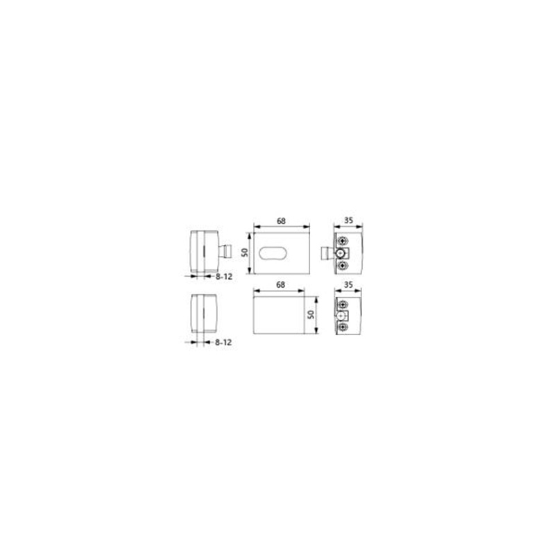 Glass Door Lock LOCK06-3